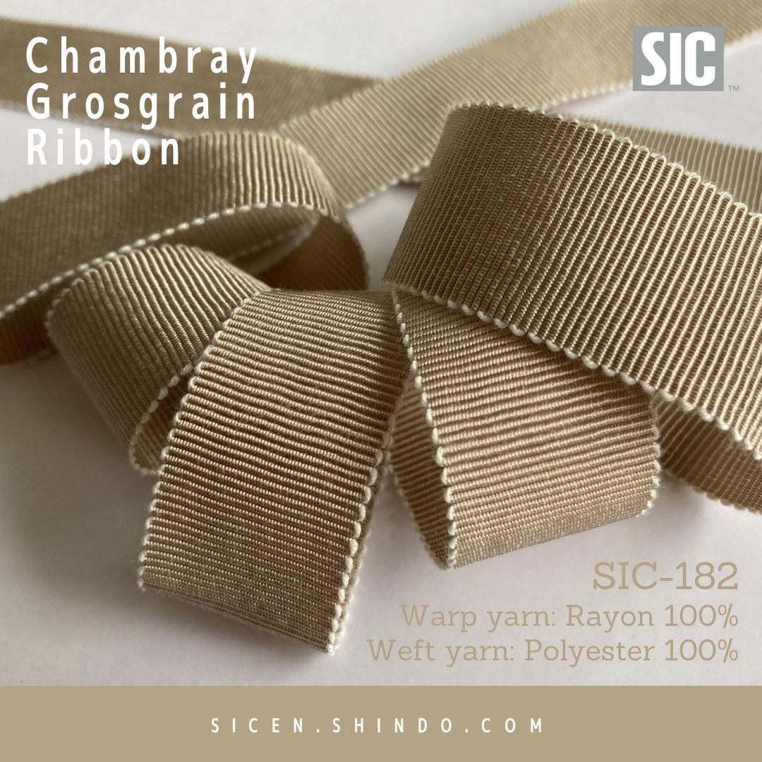 SIC-243 Cotton Taffeta Ribbon (Thick)[Ribbon Tape Cord] SHINDO(SIC)/Okura  Shoji Co., Ltd. - ApparelX