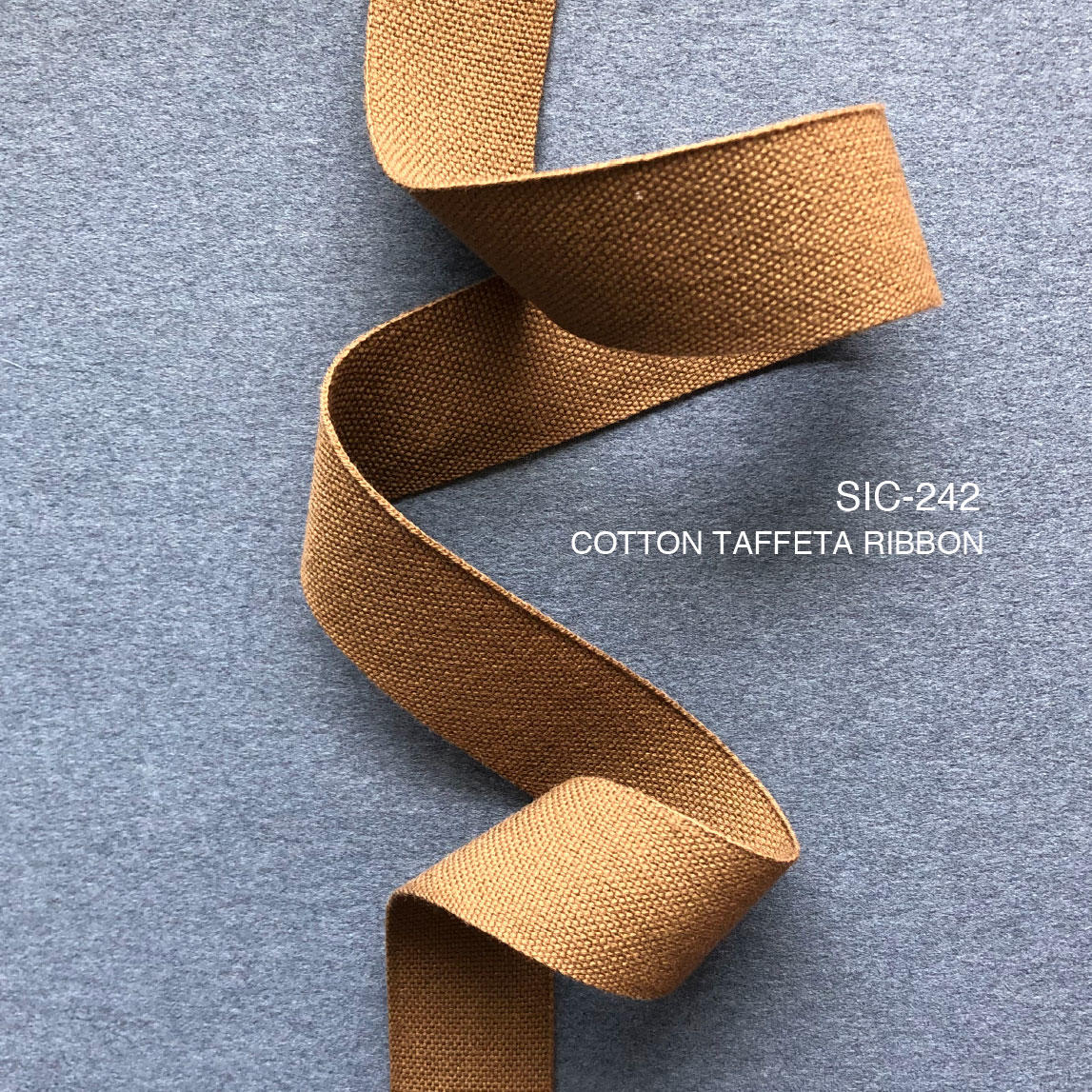 SIC-243 Cotton Taffeta Ribbon (Thick)[Ribbon Tape Cord] SHINDO(SIC)/Okura  Shoji Co., Ltd. - ApparelX