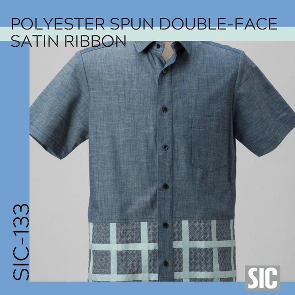 Introduction of Item / SIC-133 POLYESTER SPUN DOUBLE-FACE SATIN RIBBON