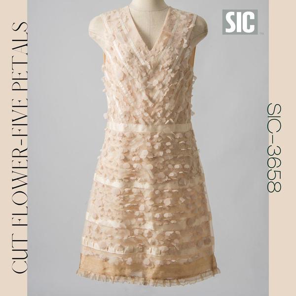 Introduction of item / SIC-3658  CUT FLOWER-FIVE PETALS (CHIFFON)